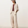 100% Linen Striped Bloomer Trousers 100% Linen Striped Bloomer Trousers