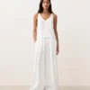 100% Linen V-Neck Strap Top 100% Linen V-Neck Strap Top