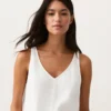 100% Linen V-Neck Strap Top 100% Linen V-Neck Strap Top