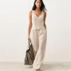 100% Linen V-Neck Strap Top 100% Linen V-Neck Strap Top