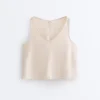 100% Linen V-Neck Strap Top 100% Linen V-Neck Strap Top