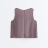 100% Linen V-Neck Strap Top 100% Linen V-Neck Strap Top