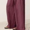 100% Linen Wide-Leg Trousers 100% Linen Wide-Leg Trousers
