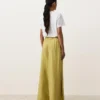 100% Linen Wide-Leg Trousers with Side Pleat 100% Linen Wide-Leg Trousers with Side Pleat