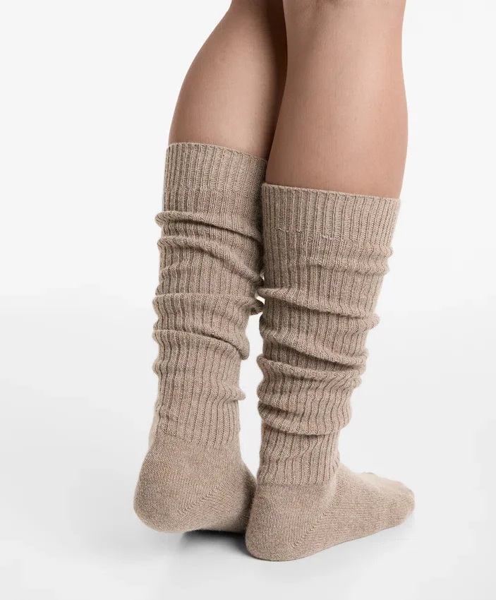 18% Cashmere 13% Wool Long Socks 18% Cashmere 13% Wool Long Socks