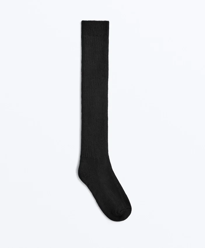 18% Cashmere 13% Wool Long Socks 18% Cashmere 13% Wool Long Socks