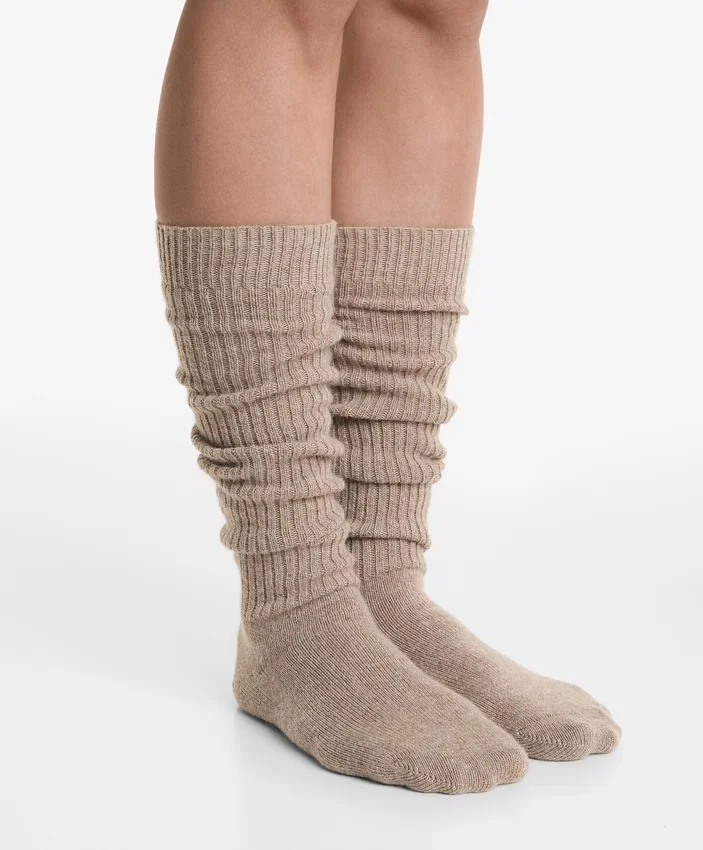 18% Cashmere 13% Wool Long Socks 18% Cashmere 13% Wool Long Socks