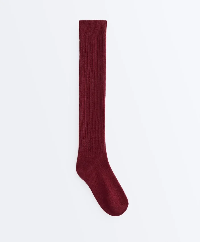 18% Cashmere 13% Wool Long Socks 18% Cashmere 13% Wool Long Socks