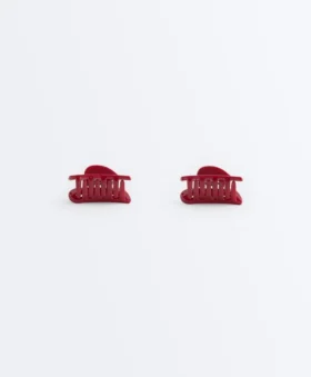 2 Heart Hair Clips