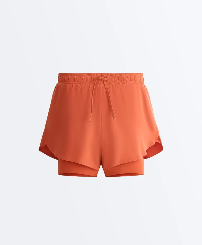 2-In-1 Mid Rise Light Touch Shorts 2-In-1 Mid Rise Light Touch Shorts