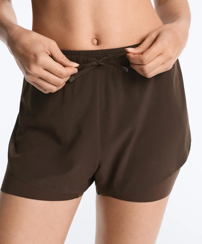 2-In-1 Mid Rise Light Touch Shorts 2-In-1 Mid Rise Light Touch Shorts