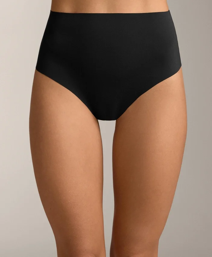 2 Invisible Polyamide Blend Medium-Support High-Rise Thongs 2 Invisible Polyamide Blend Medium-Support High-Rise Thongs