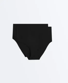 2 Invisible Polyamide Blend Mid-Rise Classic Briefs