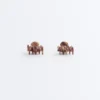 2 Medium Print Hair Clips