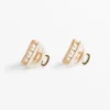 2 Metallic Mini Hair Clips
