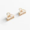 2 Metallic Mini Hair Clips
