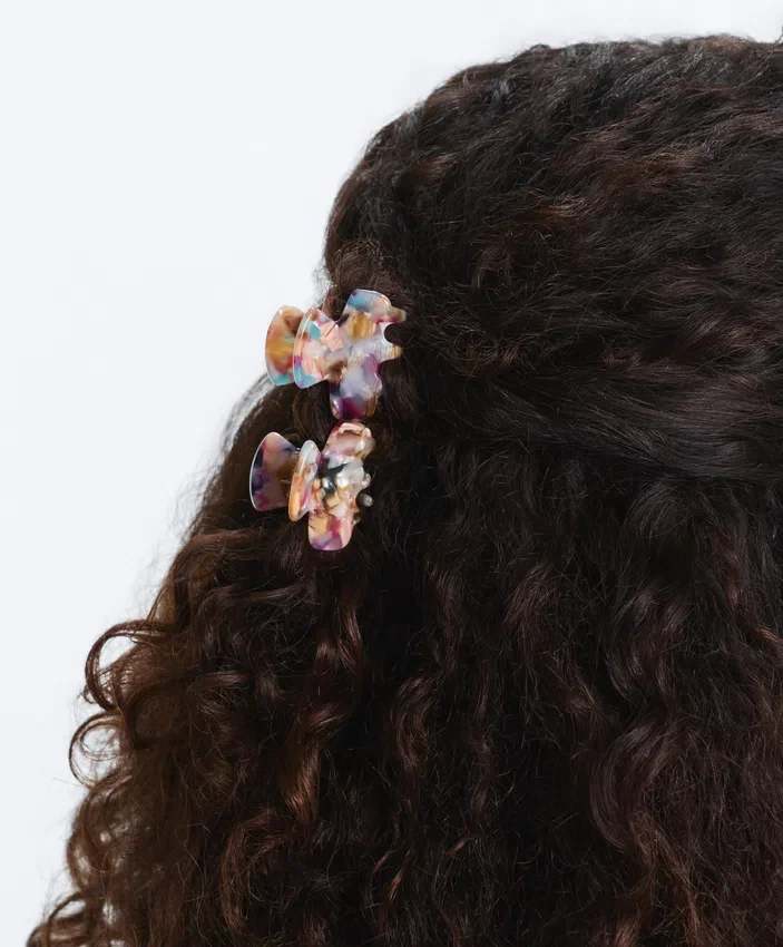 2 Mini Hair Clips 2 Mini Hair Clips