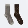 2 Pairs of Classic 55% Modal 10% Cashmere Socks 2 Pairs of Classic 55% Modal 10% Cashmere Socks