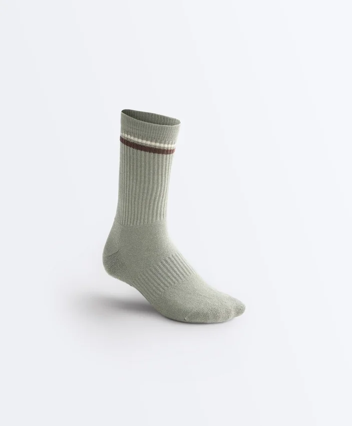 2 Pairs of Classic Cotton Blend Yoga and Pilates Socks 2 Pairs of Classic Cotton Blend Yoga and Pilates Socks