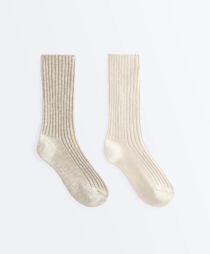 2 Pairs of Classic Rib Socks 2 Pairs of Classic Rib Socks