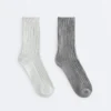 2 Pairs of Classic Ribbed Socks 2 Pairs of Classic Ribbed Socks