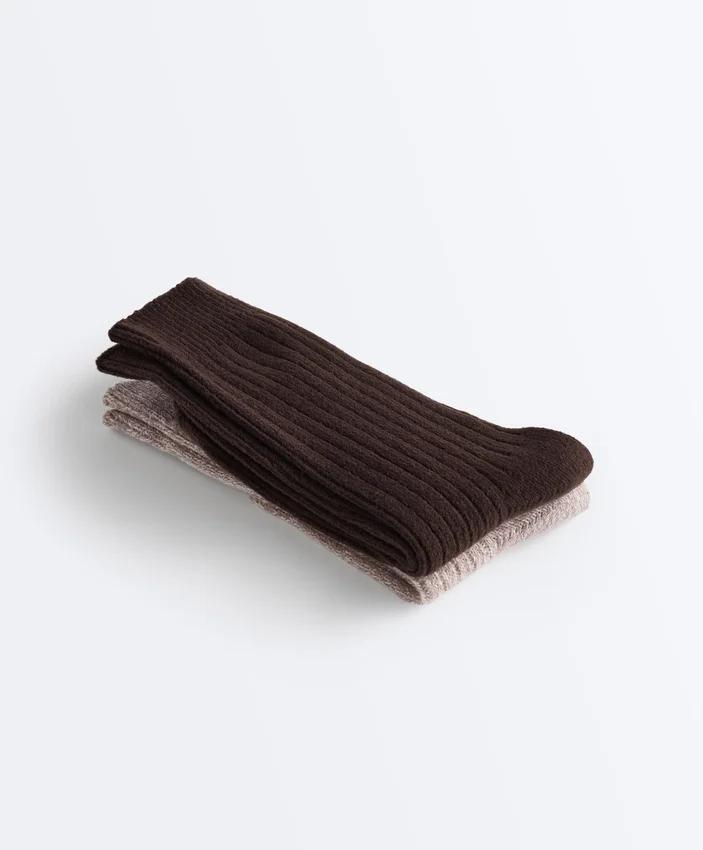 2 Pairs of Classic Ribbed Socks 2 Pairs of Classic Ribbed Socks