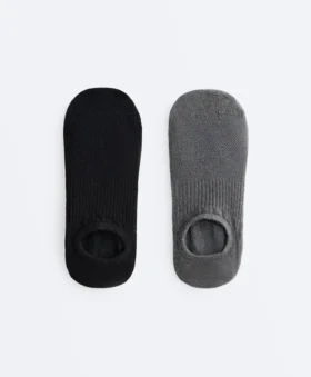 2 Pairs of Cotton Blend Yoga and Pilates Socks
