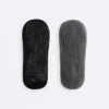 2 Pairs of Cotton Blend Yoga and Pilates Socks