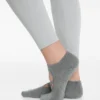 2 Pairs of Cotton Blend Yoga and Pilates Socks with Crossover Straps