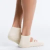 2 Pairs of Cotton Blend Yoga and Pilates Socks with Crossover Straps