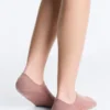 2 Pairs of Invisible Cotton Blend Yoga and Pilates Socks