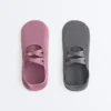 2 Pairs of Invisible Polyamide Blend Yoga and Pilates Socks with Double Straps 2 Pairs of Invisible Polyamide Blend Yoga and Pilates Socks with Double Straps