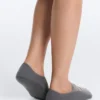 2 Pairs of Invisible Polyamide Blend Yoga and Pilates Socks with Double Straps 2 Pairs of Invisible Polyamide Blend Yoga and Pilates Socks with Double Straps