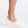 2 Pairs of Invisible Ribbed Microfibre High-Cut Socks