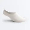 2 Pairs of Invisible Ribbed Microfibre High-Cut Socks