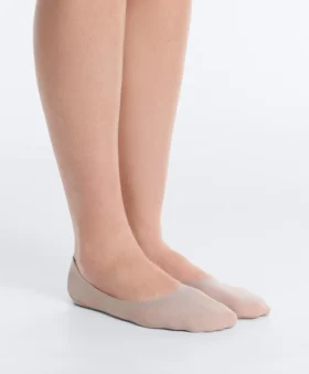 2 Pairs of Medium-Cut Cotton Blend Invisible Socks