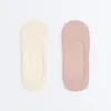 2 Pairs of Microfibre Medium Cut Invisible Socks 2 Pairs of Microfibre Medium Cut Invisible Socks