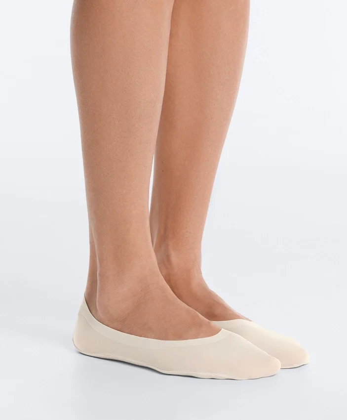 2 Pairs of Microfibre Medium Cut Invisible Socks 2 Pairs of Microfibre Medium Cut Invisible Socks