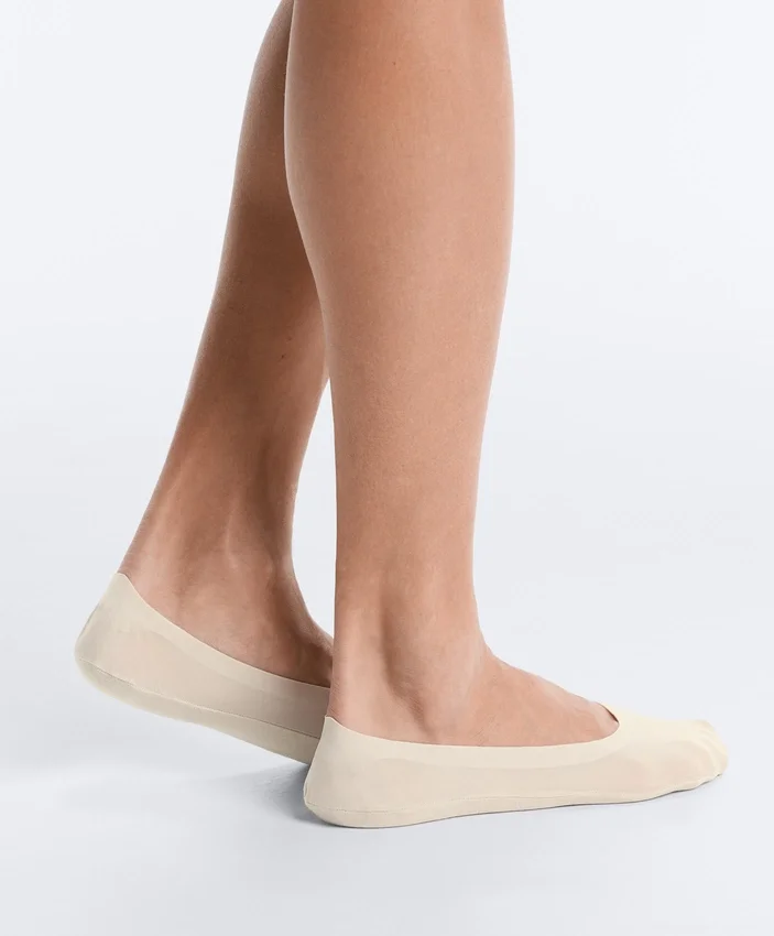2 Pairs of Microfibre Medium Cut Invisible Socks 2 Pairs of Microfibre Medium Cut Invisible Socks