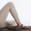 2 Pairs of Padded Cotton Blend Yoga and Pilates Invisible Socks with Crossover Straps 2 Pairs of Padded Cotton Blend Yoga and Pilates Invisible Socks with Crossover Straps