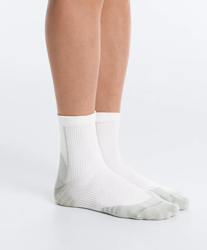 2 Pairs of Polyamide Blend Quarter Running Socks 2 Pairs of Polyamide Blend Quarter Running Socks