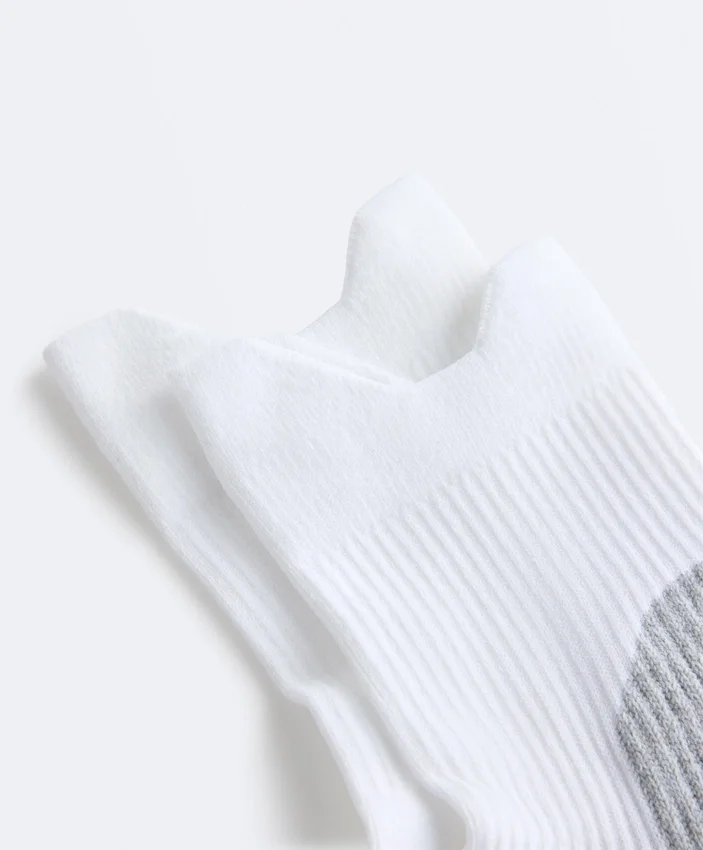 2 Pairs of Polyamide Blend Quarter Running Socks 2 Pairs of Polyamide Blend Quarter Running Socks