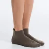 2 Pairs of Polyamide Blend Yoga and Pilates Sneaker Socks