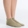 2 Pairs of Polyamide Blend Yoga and Pilates Sneaker Socks