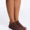 2 Pairs of Polyamide Blend Yoga and Pilates Sneaker Socks