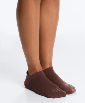 2 Pairs of Polyamide Blend Yoga and Pilates Sneaker Socks