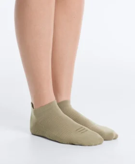 2 Pairs of Polyamide Blend Yoga and Pilates Sneaker Socks