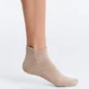 2 Pairs of Polyamide Blend Yoga and Pilates Sneaker Socks