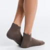 2 Pairs of Polyamide Blend Yoga and Pilates Sneaker Socks