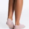 2 Pairs of Polyamide Blend Yoga and Pilates Sneaker Socks